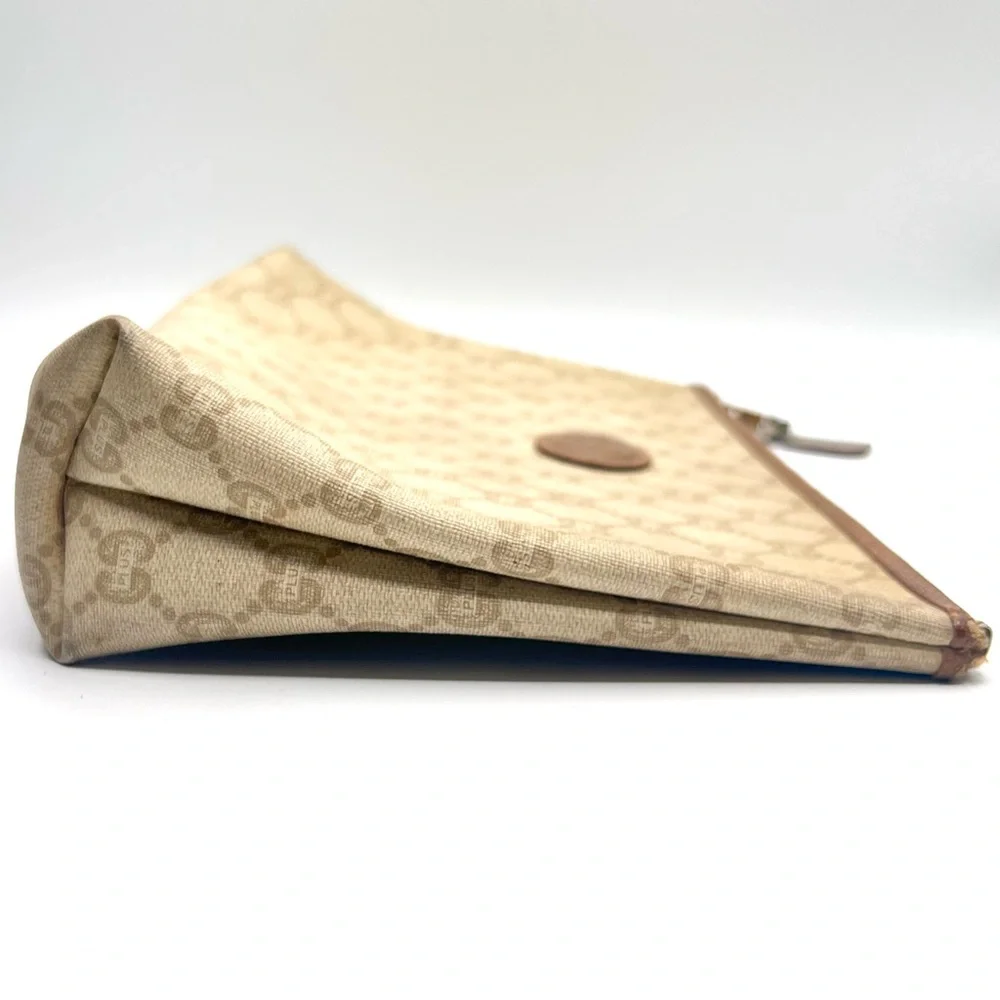 Gucci GG Plus Monogram Pouch / Cosmetic Case / Clutch